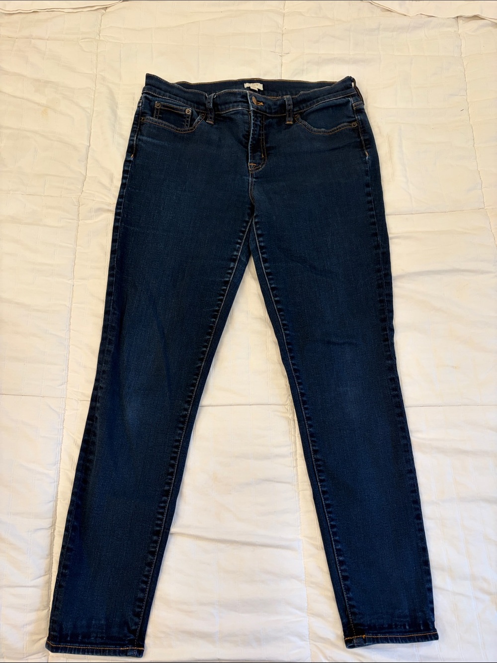 J. Crew Women's Deep Indigo Skinny Jeans
